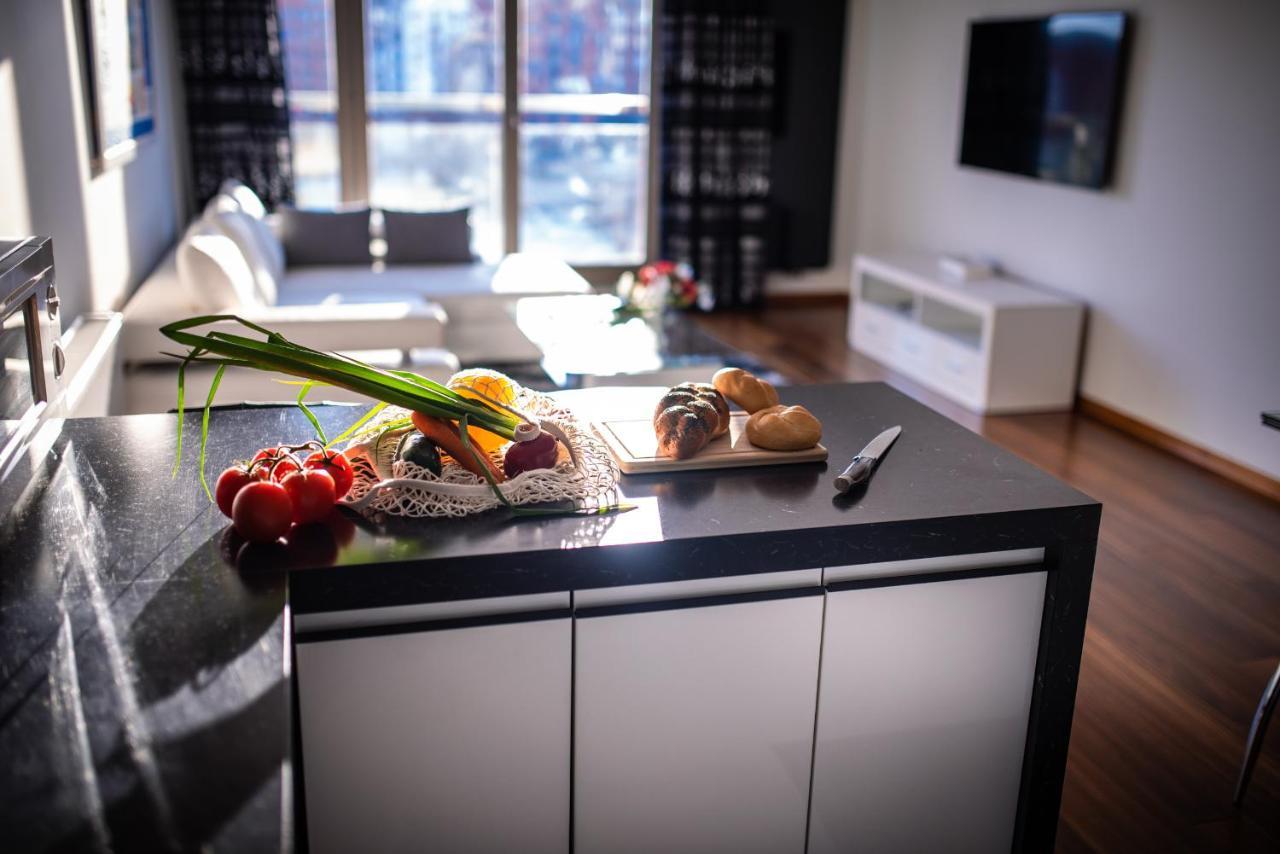Apartament Amber Centrum z basenem Appartement Gdańsk Buitenkant foto
